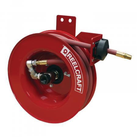 Reelcraft 5650 OLPSMR – 3/8 in. x 50 ft. Premium Duty Side Mount Hose Reel