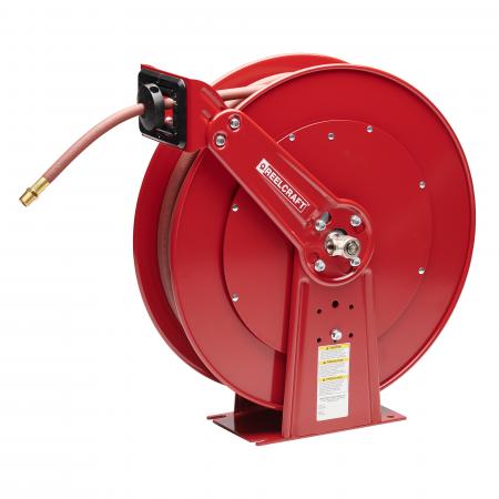 Reelcraft 81075 OLP – 3/8 in. x 75 ft. Ultimate Duty, Dual Pedestal Hose Reel