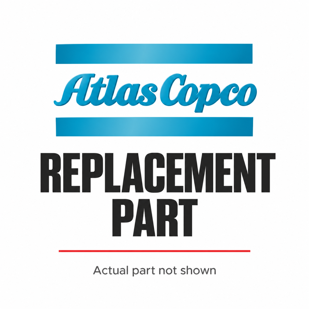 Atlas Copco replacement-part placeholder; actual part not shown