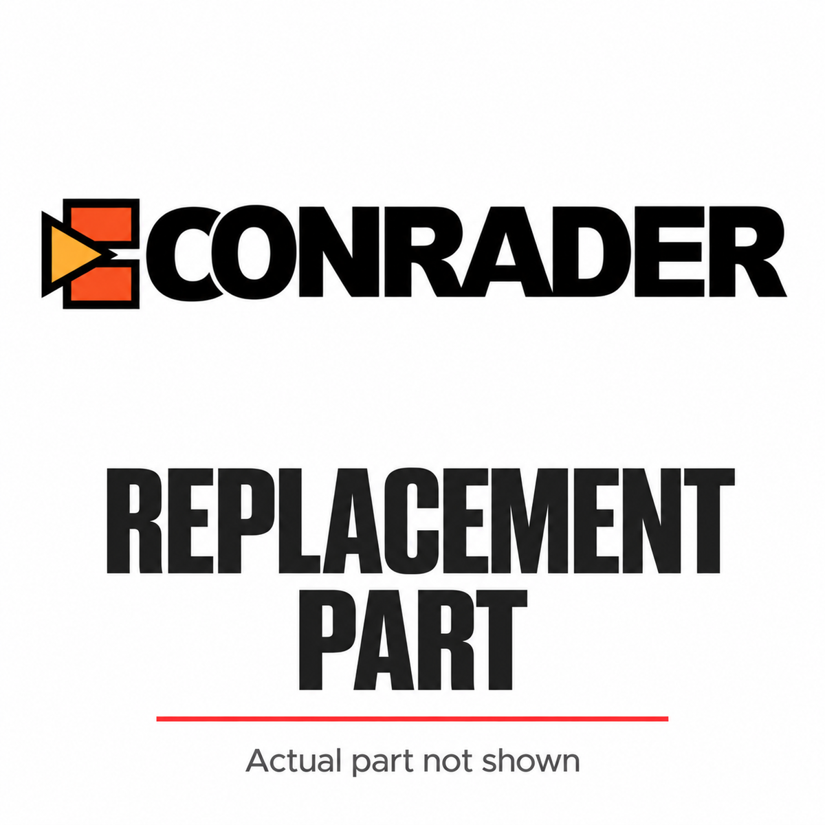 Conrader replacement-part placeholder; actual part not shown