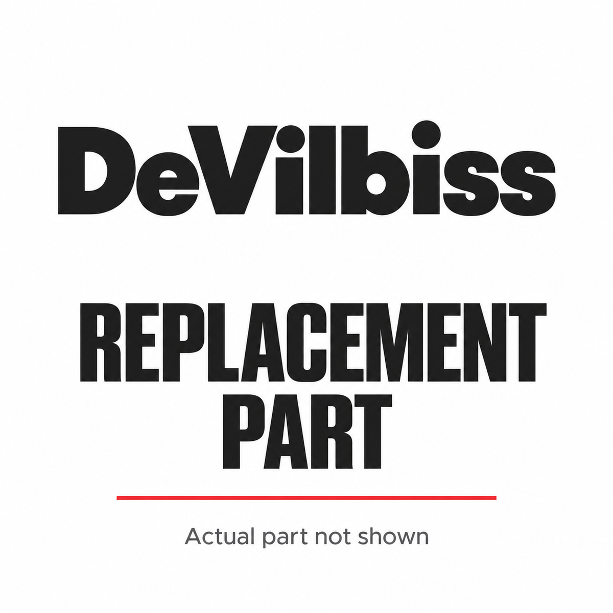 DeVilbiss replacement-part placeholder; actual part not shown
