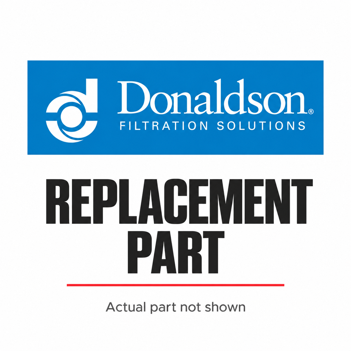Donaldson replacement-part placeholder; actual part not shown