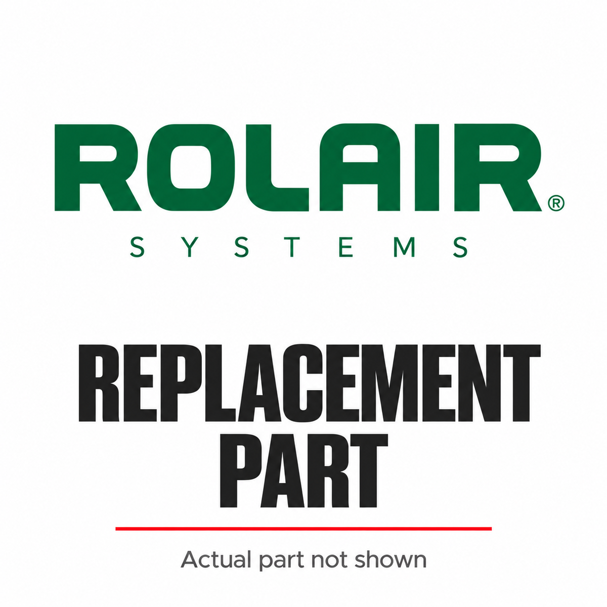 Rolair replacement-part placeholder; actual part not shown