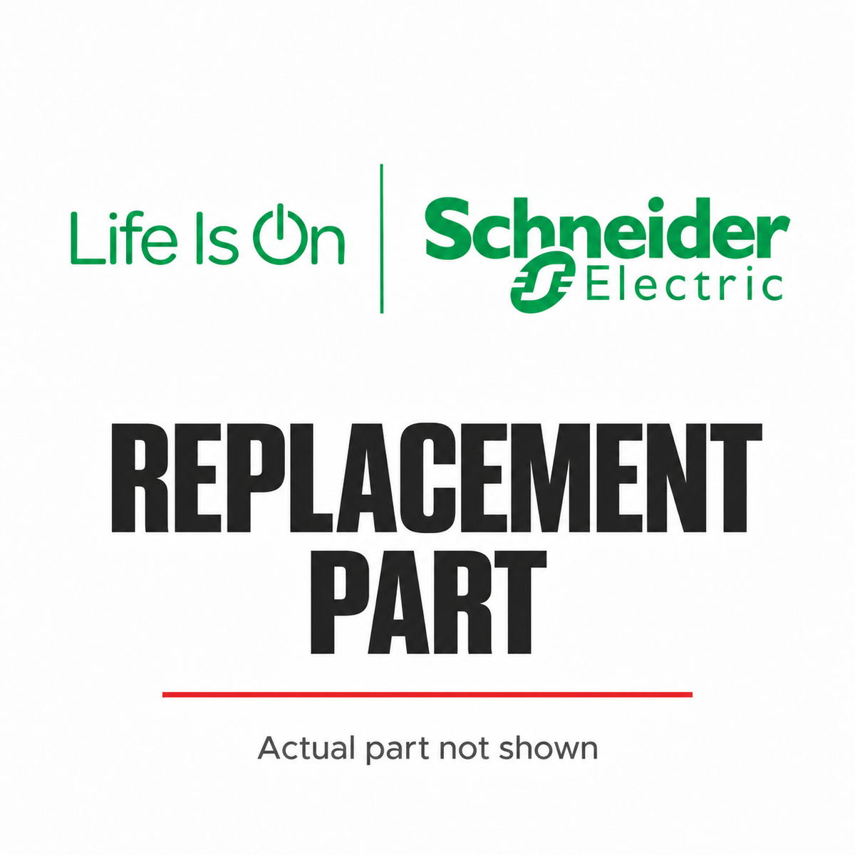 Schneider Electric replacement-part placeholder; actual part not shown